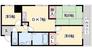 ロイヤルコーポ広畑の物件間取画像